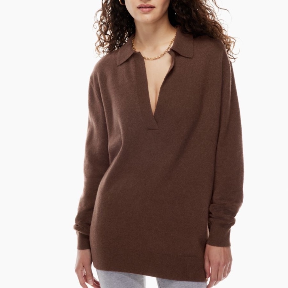Aritzia Circuit Sweater - Tan